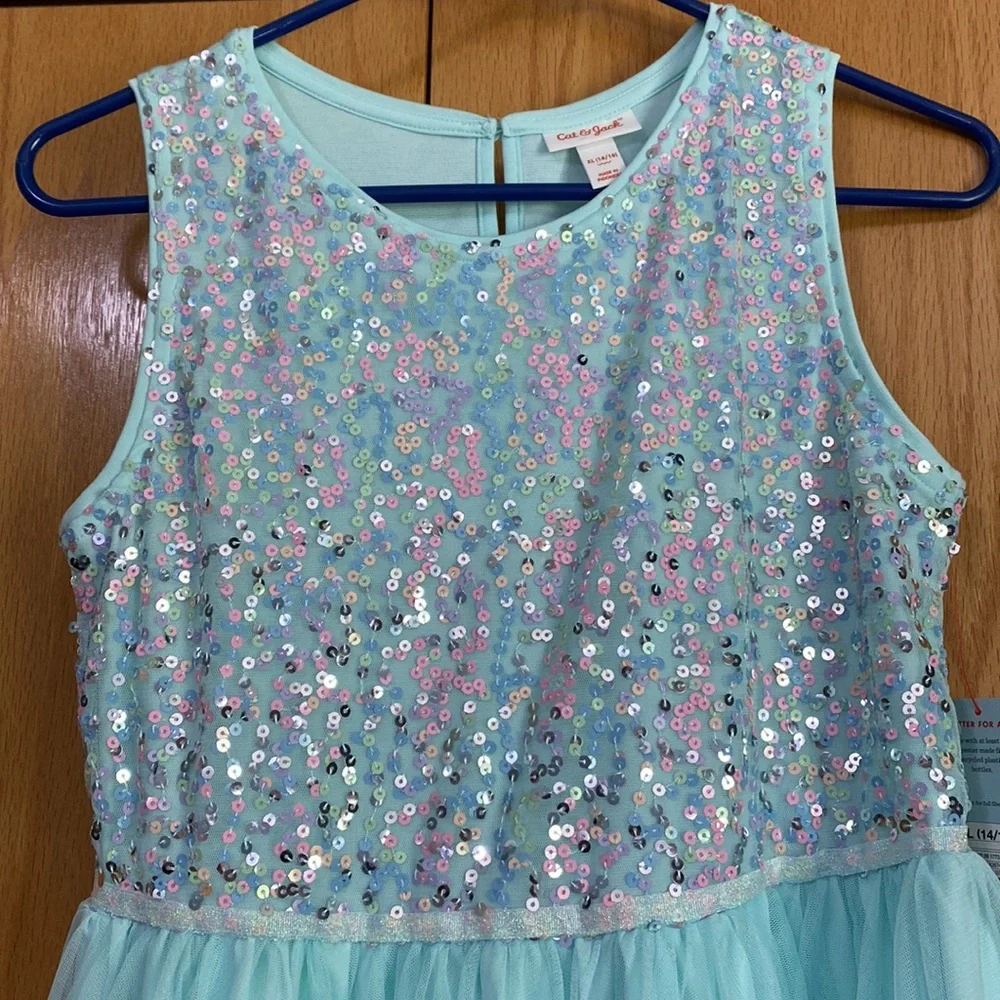 Girls 14/16 dress & cardigan - Picture 2 of 7